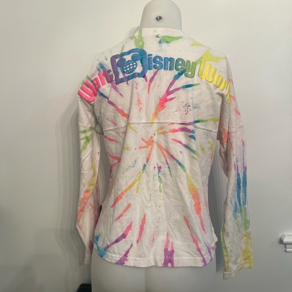 Disney Spirt Kids Tie-Dye Long Sleeve Shirt - Picture 1 of 4